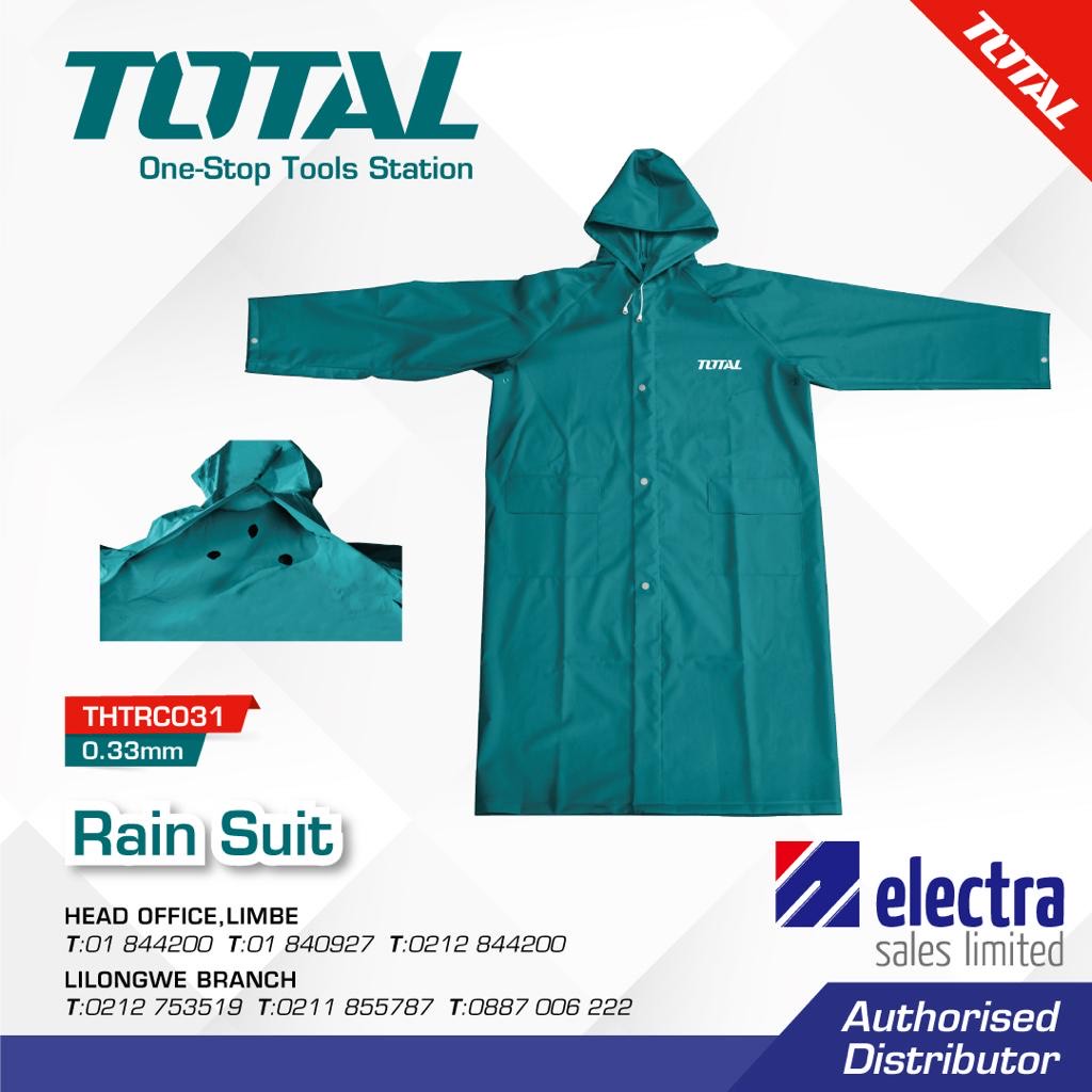 Electra Sales
Rain Suits Available...