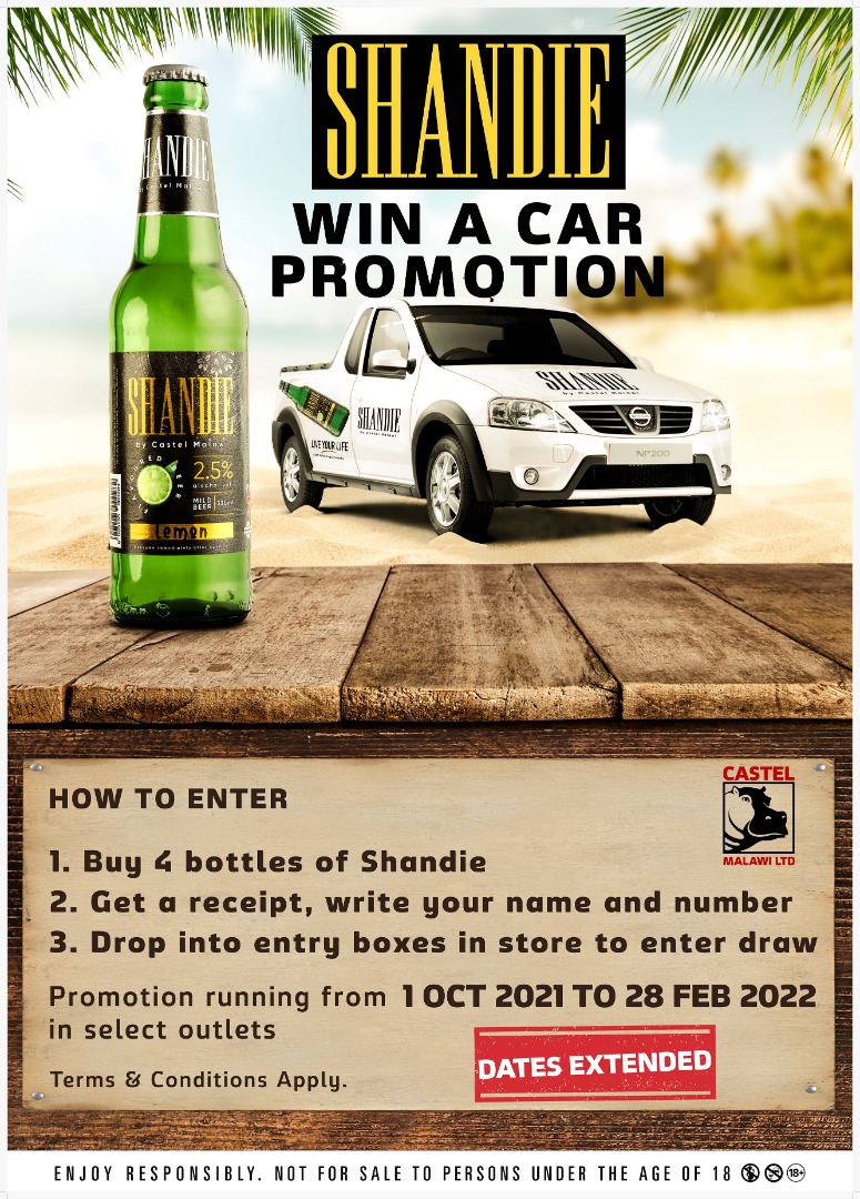 WIN A CAR with Shandie Flavored Beer!
S...