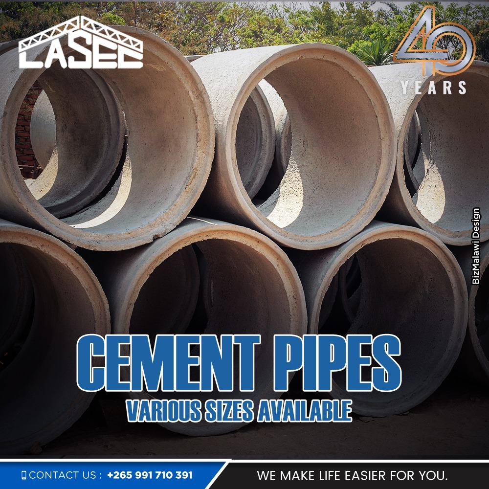 Let our experts fashion cement pipe...