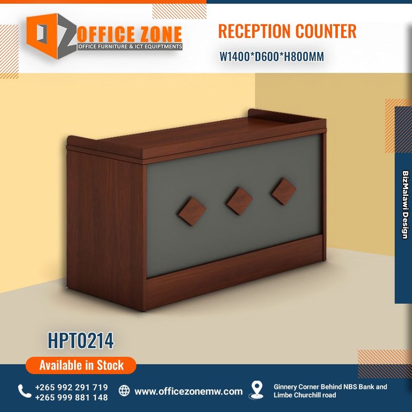 A reception counter is just the thing to...