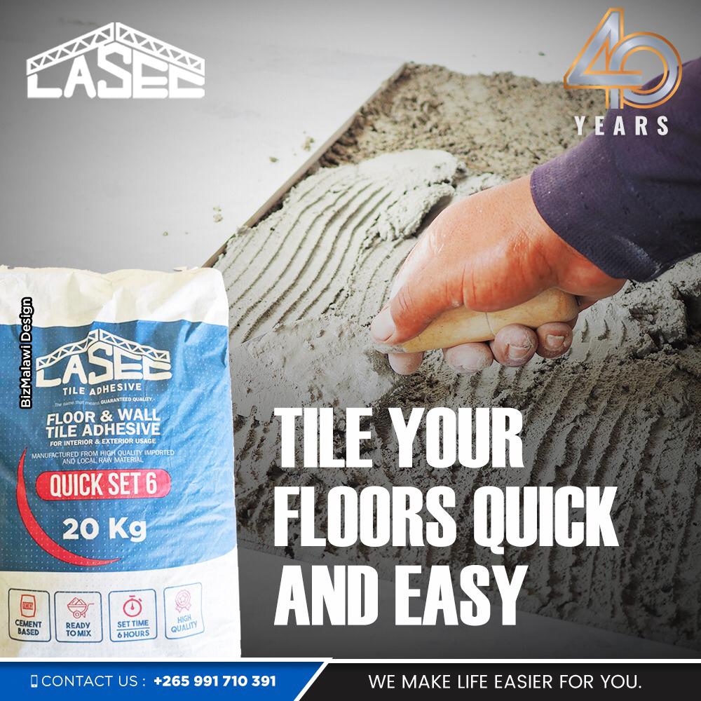 Within no time our quick-set tile adhesi...